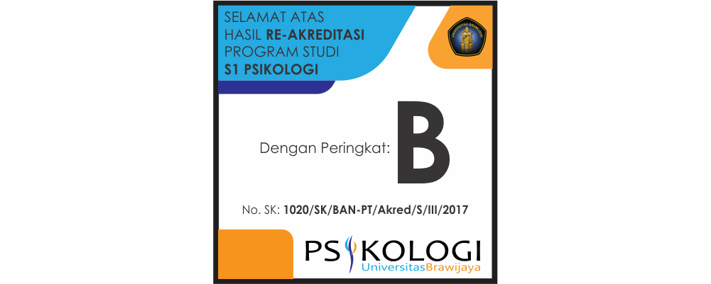 Hasil Akreditasi Program Studi S1 Psikologi UB